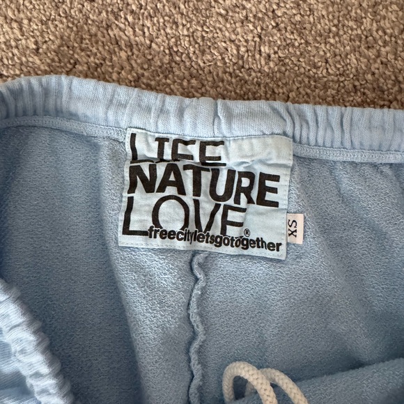 Free City Sweatpants - Light Blue - XS - Worn with small tear - Picture 3 of 5